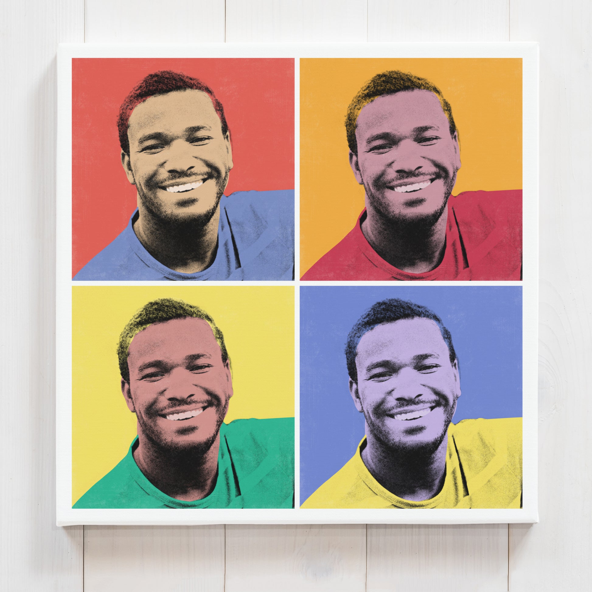 Custom Warhol Print of a Man