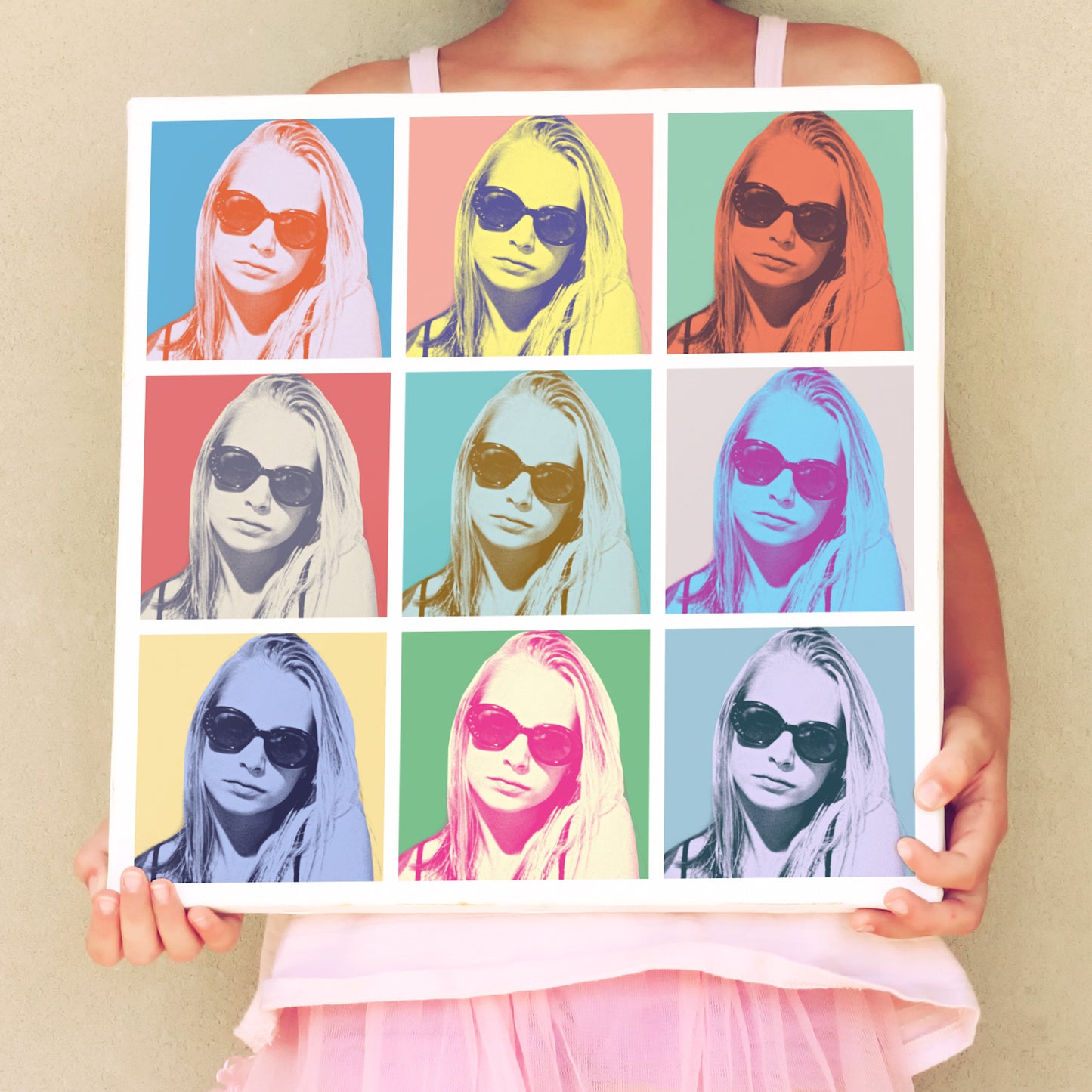 Girl Custom Multi Panel Canvas