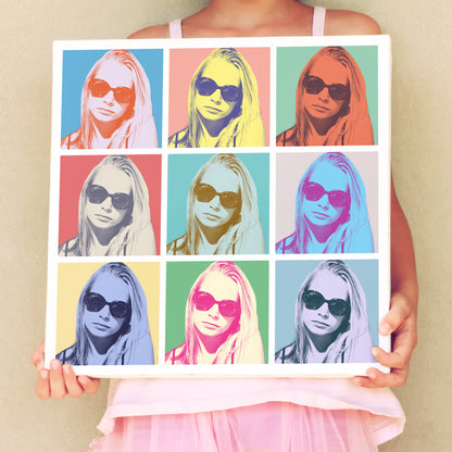 Girl Custom Multi Panel Canvas